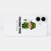 Coque iPhone 16 Étui iPhone Fighting Time – Let's Fish (Verso Horizontal)