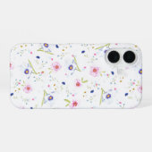 Coque iPhone 16 Étui iPhone floral (Verso Horizontal)