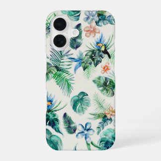 Coque iPhone 16 Étui iPhone Imprimé Tropical Hawaïen