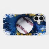 Coque iPhone 16 Étui iPhone / iPad Baseball Splash (Verso Horizontal)