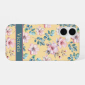 Coque iPhone 16 Étui iPhone / iPad floral girly coloré (Verso Horizontal)