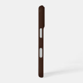 Coque iPhone 16 Étui iPhone L'art de la Simplicité Rich Espresso (Côté droit)