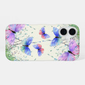 Coque iPhone 16 Étui iPhone Papillons Volants (Verso Horizontal)