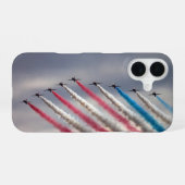 Coque iPhone 16 Étui iPhone Patriotic Flyover (Verso Horizontal)