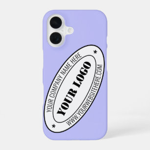 Coque iPhone 16 Étui iPhone personnalisé avec texte de logo de soc