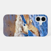 Coque iPhone 16 Étui iPhone pour vol de mouette gracieuse sur la p (Verso Horizontal)