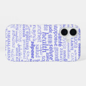 Coque iPhone 16 Étui iPhone Texte Santé (Verso Horizontal)