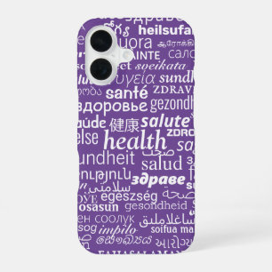 Coque iPhone 16 Étui iPhone Texte Santé