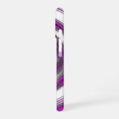 Coque iPhone 16 Étui Magenta Ripple (Côté gauche)