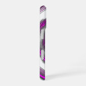 Coque iPhone 16 Étui Magenta Ripple (Côté droit)