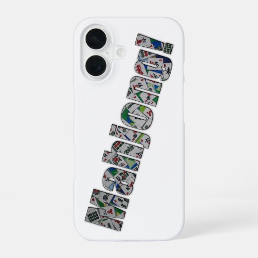 Coque iPhone 16 Étui Mahjong pour IPhone 16 (Verso)