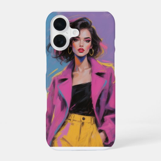 Coque iPhone 16 Étui minimal pour iPhone 16 (Verso)