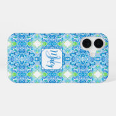 Coque iPhone 16 Étui Mosaic pour iPhone de Macy (Verso Horizontal)
