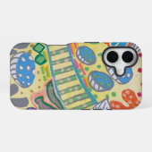 Coque iPhone 16 Étui organique / jaune (Verso Horizontal)