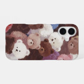 Coque iPhone 16 Étui Oursons Câlins (Verso Horizontal)