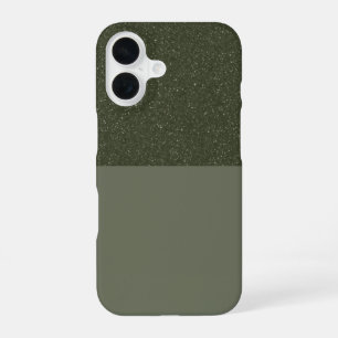 Coque iPhone 16 Étui personnalisé Moss & Glitter pour iPhone 16
