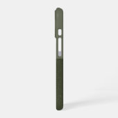 Coque iPhone 16 Étui personnalisé pour iPhone 16 – Deux tons vert  (Côté gauche)