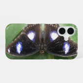 Coque iPhone 16 Étui pour iPad Papillon Tacheté Bleu Beau (Verso Horizontal)