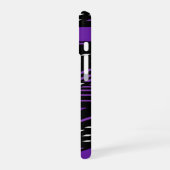 Coque iPhone 16 Étui pour iPhone 16 à motif violet et noir (Côté gauche)