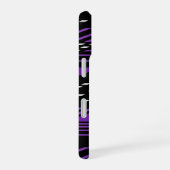 Coque iPhone 16 Étui pour iPhone 16 à motif violet et noir (Côté droit)