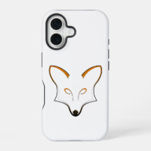 Étui pour iPhone 16 avec logo de renard