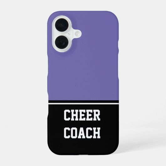 Coque iPhone 16 Étui pour iPhone 16 Cheer Coach Case-Mate (Verso)