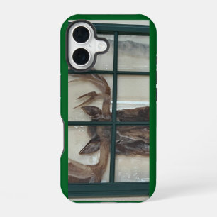 Coque iPhone 16 Étui pour iPhone 16 conçu par Bull Moose Art