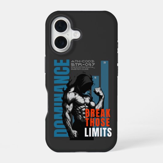 Coque iPhone 16 Étui pour iPhone 16 de la série "ATH-CODE" (Verso)