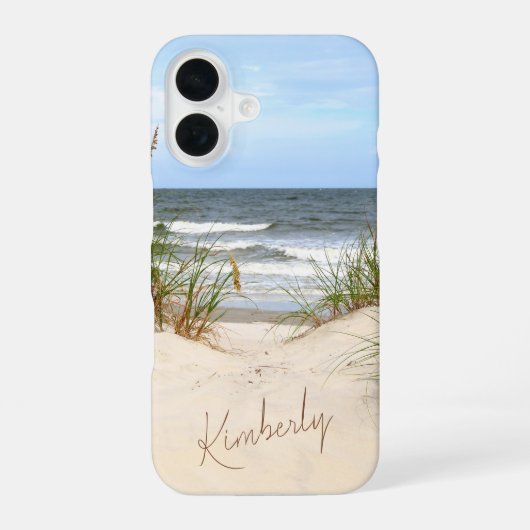 Coque iPhone 16 Étui pour iPhone 16 de plage (Verso)