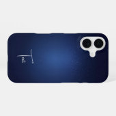 Coque iPhone 16 Étui pour iPhone 16 Future Dusk Minimal Nebula (Verso Horizontal)