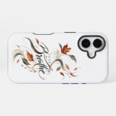 Coque iPhone 16 Étui pour iPhone 16 Just Breathe Fall Leaf (Verso Horizontal)