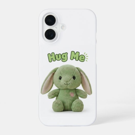 Coque iPhone 16 Étui pour iPhone 16 Lapin Câlin (Verso)