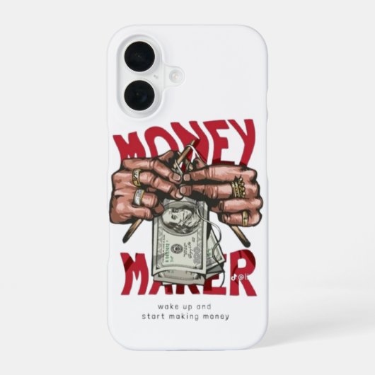 Coque iPhone 16 Étui pour iPhone 16 Money Maker (Verso)