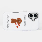 Coque iPhone 16 Étui pour iPhone 16 Poodle mignon (Verso Horizontal)