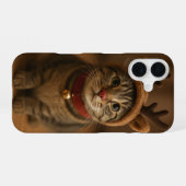 Coque iPhone 16 Étui pour iPhone 16 Rudolph le Chat (Verso Horizontal)