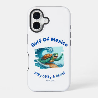 Coque iPhone 16 Étui pour iPhone 16 - Tortue du golfe du Mexique