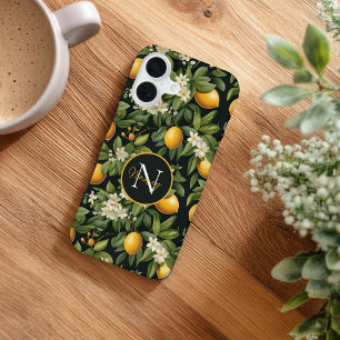 Coque iPhone 16 Étui pour iPhone à motif citron de style Cottageco