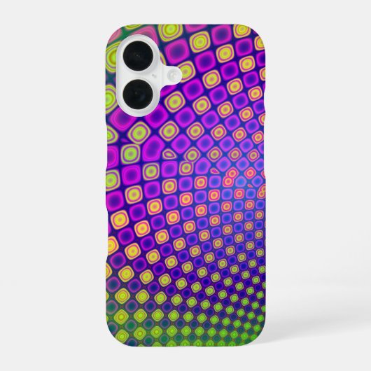 Coque iPhone 16 Étui pour iPhone à motifs abstraits tendance (Verso)