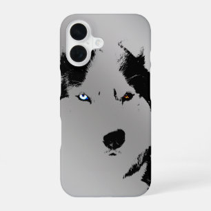 Coque iPhone 16 Étui pour iPhone Chien Husky Cas Husky Malamute po
