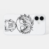 Coque iPhone 16 Étui pour iPhone / iPad avec garçon d'anime chibi (Verso Horizontal)