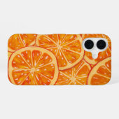 Coque iPhone 16 Étui pour iPhone Oranges (Verso Horizontal)