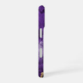 Coque iPhone 16 Étui pour iPhone PixDezines AGATE AQUARELLE VIOLET (Côté droit)