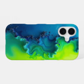 Coque iPhone 16 Étui pour iPhone Verdant Fracture (Verso Horizontal)