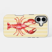Coque iPhone 16 Étui pour téléphone en forme de homard (Verso Horizontal)