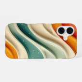 Coque iPhone 16 Étui pour téléphone Terra Waves (Verso Horizontal)