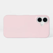 Coque iPhone 16 Étui protecteur Rose Brumeux léger (Verso Horizontal)