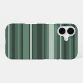 Coque iPhone 16 Étui Sage green stripes Case-Mate pour iPhone (Verso Horizontal)