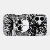 Coque iPhone 16 Étui Skull & Books Case-Mate pour iPhone (Verso Horizontal)