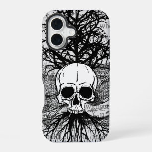 Coque iPhone 16 Étui Skull & Books Case-Mate pour iPhone