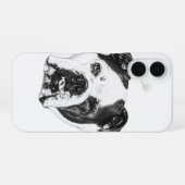 Coque iPhone 16 Étui table-café Bulldog (Verso Horizontal)